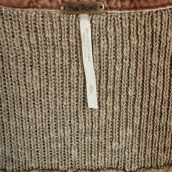 Free People Celestial Bell Sleeve Sweater Tunic Top Size Small - Picture 11 of 11